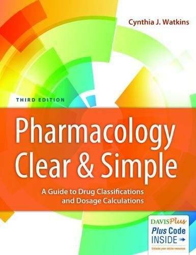Pharmacology Clear and Simple: A Guide to Drug Classifications and Dosage - GOOD