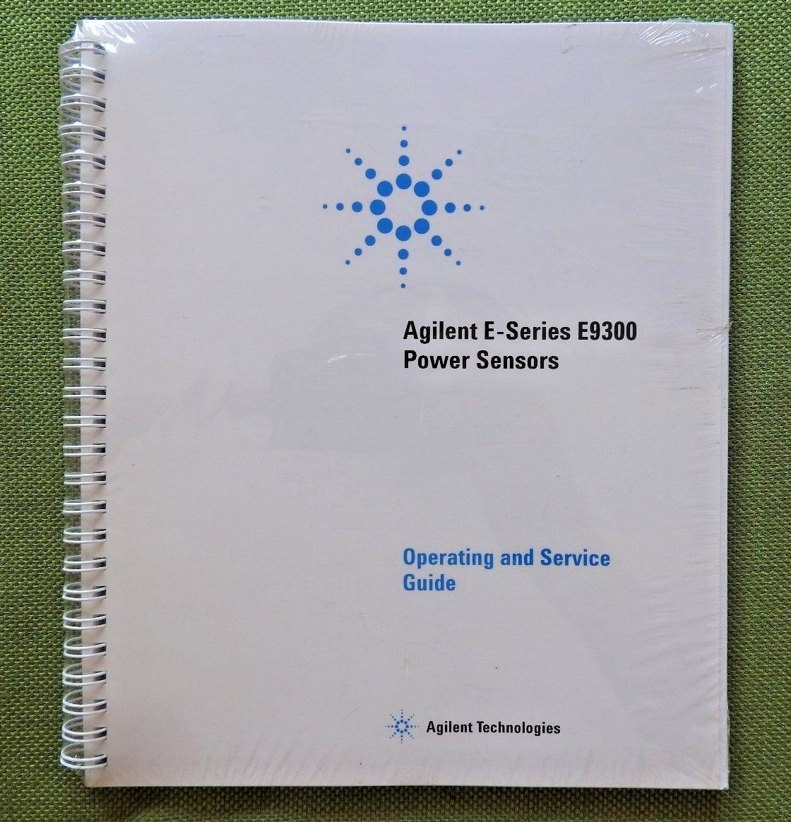HEWLETT PACKARD HP AGLIGENT E-SERIES E9300 POWER SENSORS OPERATORS MANUAL MINTY