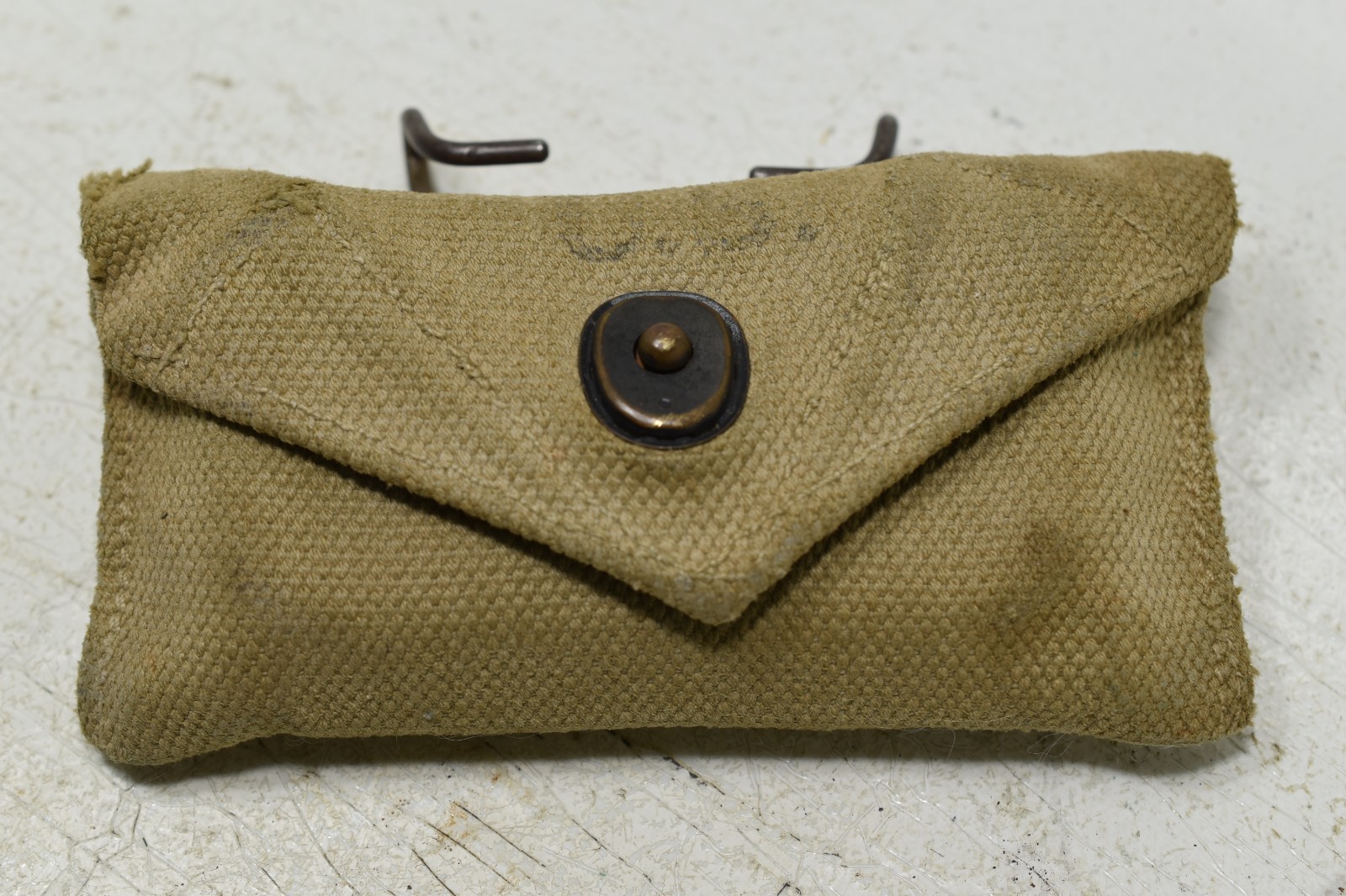 Vintage US Military Canvas Pouch 5-1/2"X3"