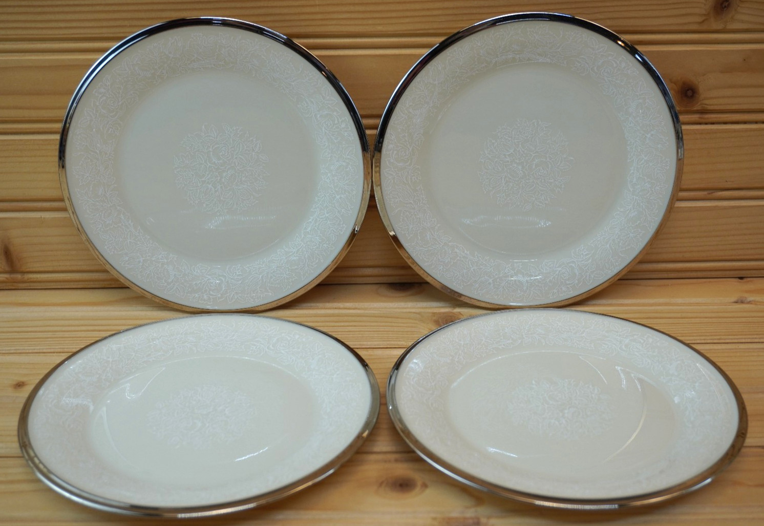 Lenox Moonspun (4) Bread & Butter Plates, 6 3/8"  (B31)