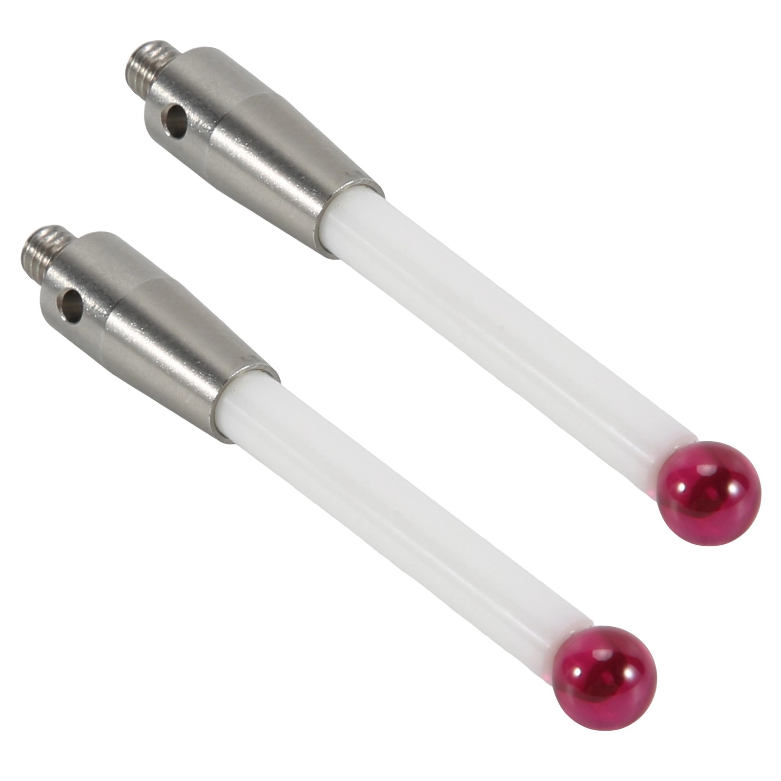 2Pcs CMM Probe Stylus 6mm  Tip CMM Contact Probes Ceramic Shafts Probe5394