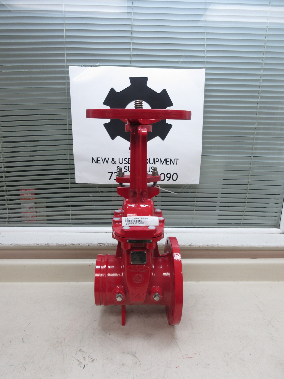 Tyco TJRT Resilient-Seated 6" Gate Valve OS&Y Outside Screw & Yoke New