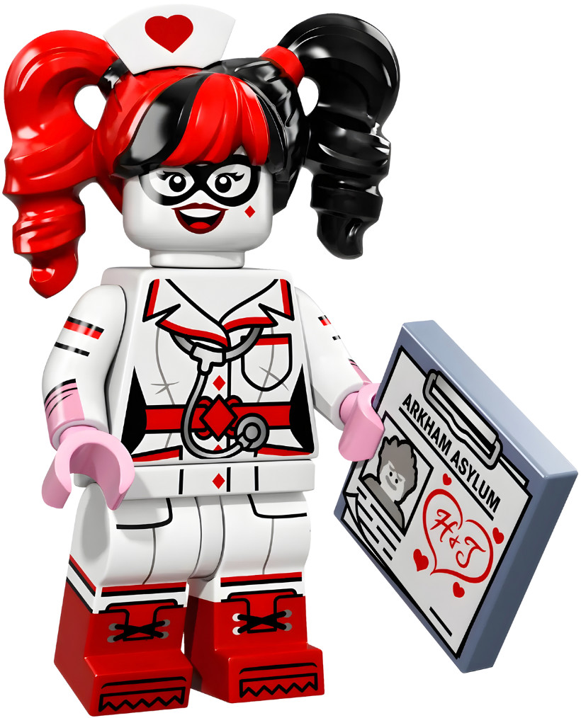 LEGO Batman Movie Series 1 Nurse Harley Quinn Minifigure (71017) New Retired CMF