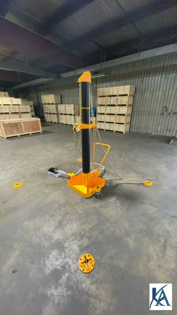 10 TON Portable Puller Auto Body Frame Machine FREE CHAINS,ANCHOR POTS,FOOT PUMP