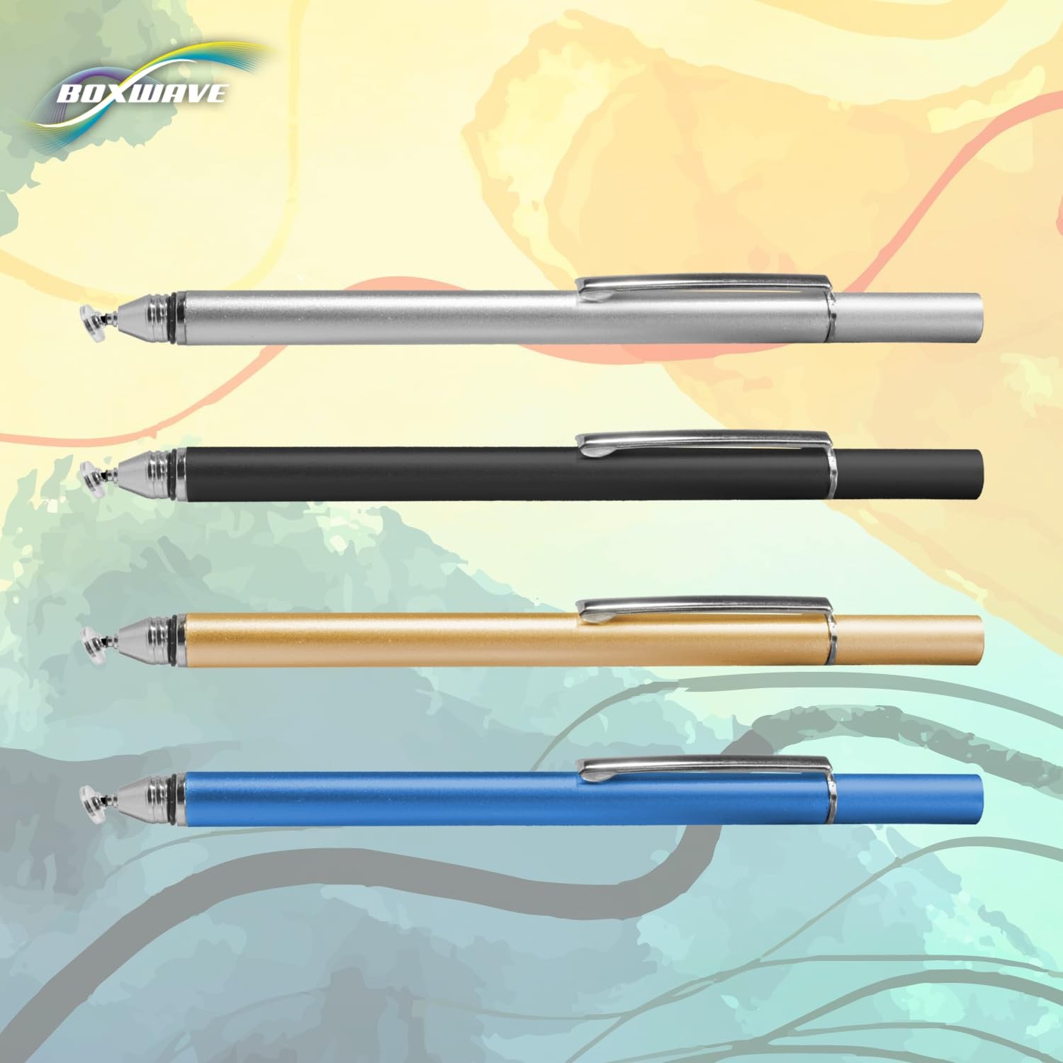 BoxWave FineTouch Capacitive Stylus Compatible with Viewsonic Metallic Silver