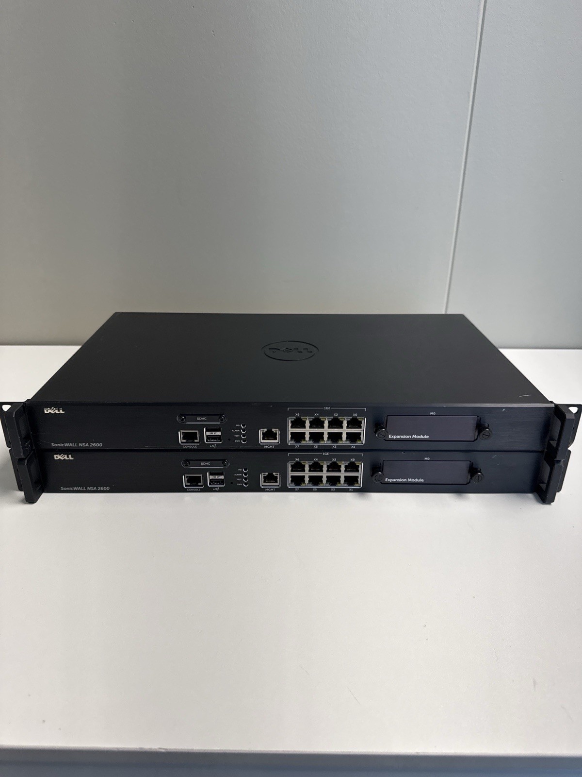 Dell SonicWall NSA 2600 Firewall Appliance 1U Rackmount VPN Security