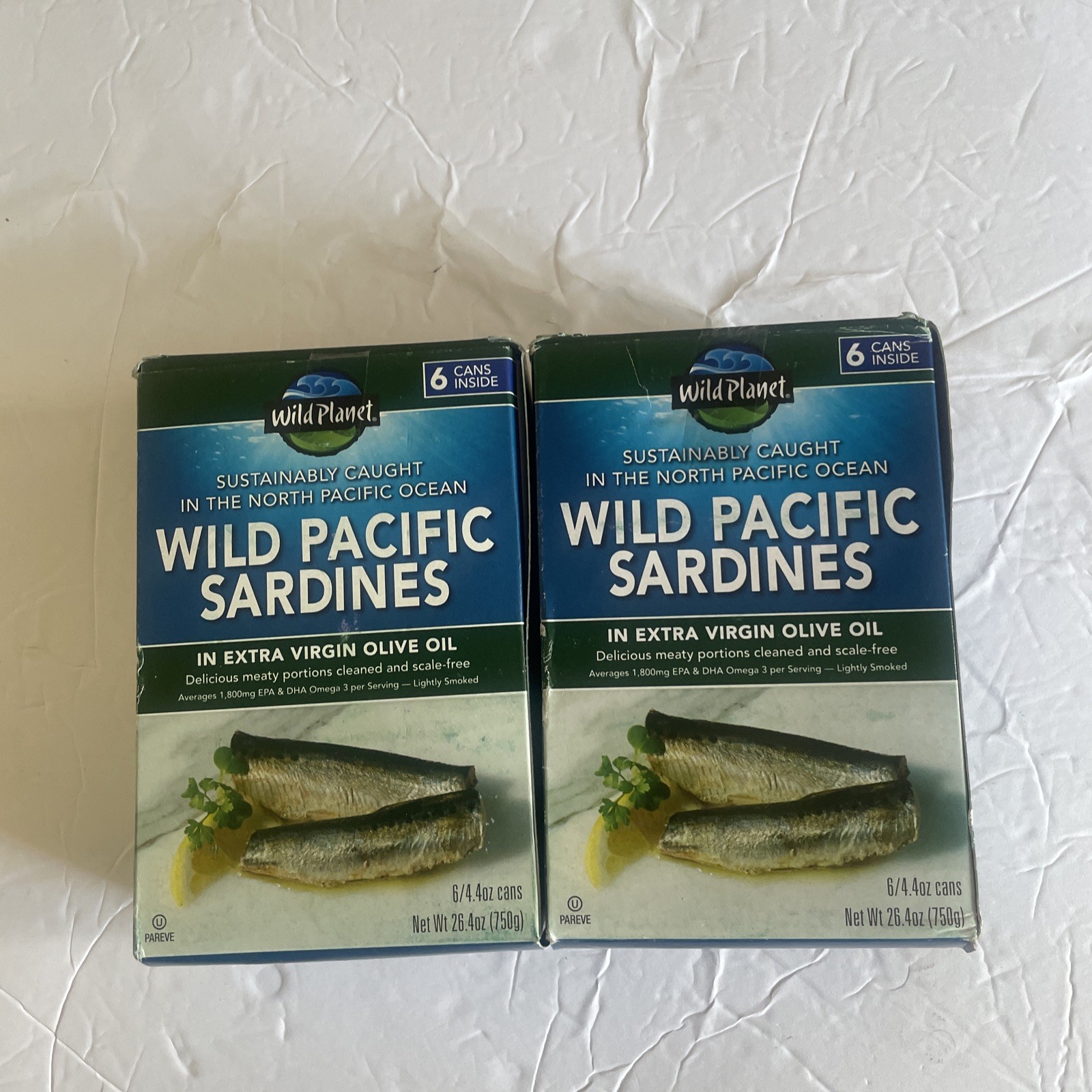 Wild Planet Sardines in Extra Virgin Olive Oil North Pacific Ocean, 12 cans