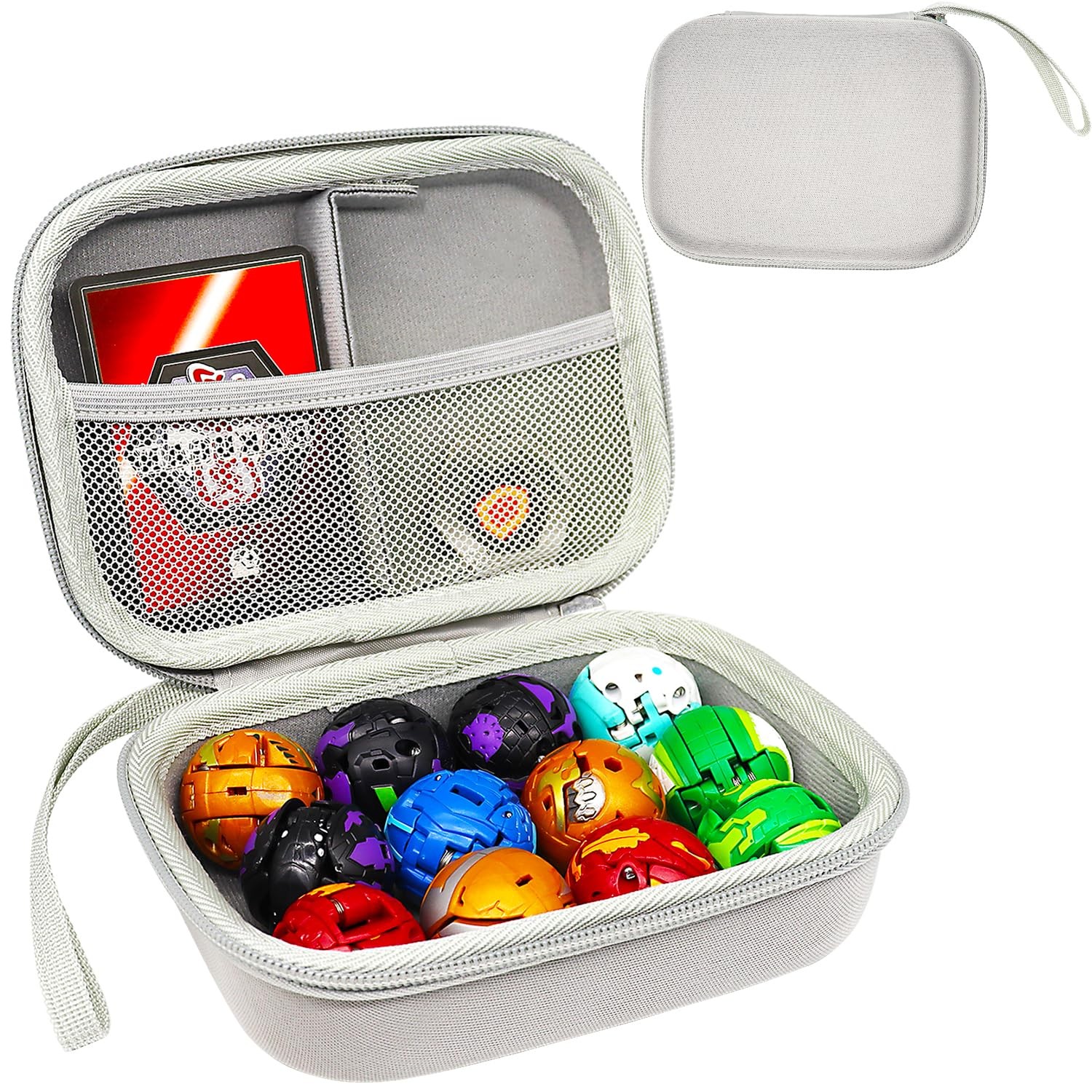 Toy Organizer Case Compatible with Bakugan Battle Planet, BakuCores, Armored ...