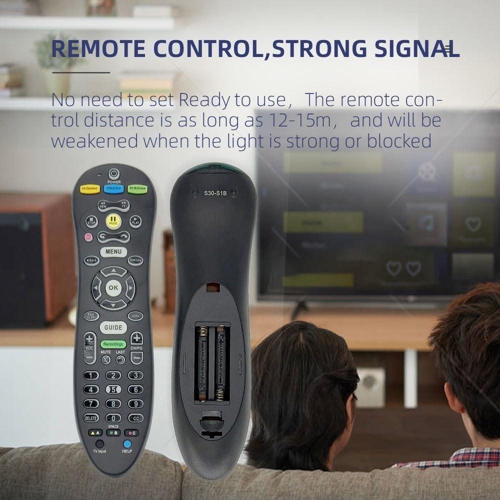 S30-S1B Universal Replacement Remote Control for ATT Uverse TV Receivers