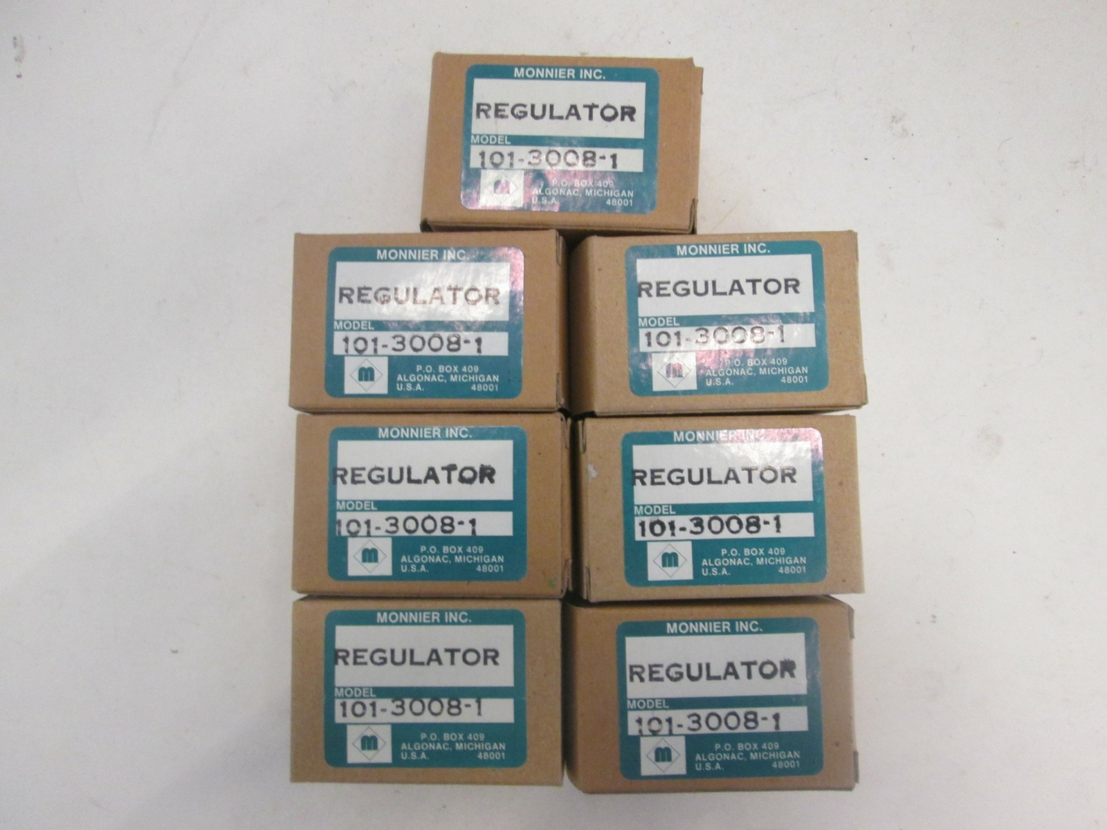 Monnier Inc., Regulator, 101-3008-1, New, Lot of 7