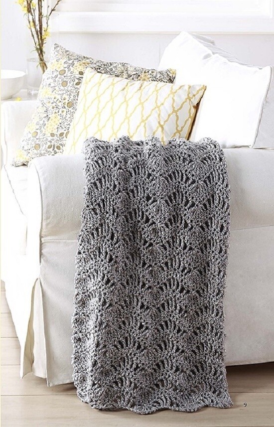 Crochet Pattern Book MAKE In A WEEKEND AFGHANS ~ 10 Designs