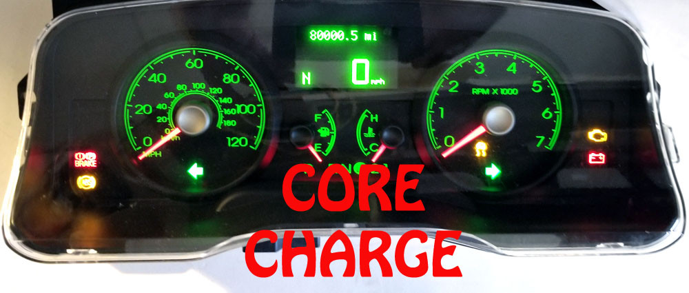 2009 2010 2011 LINCOLN TOWN CAR INSTRUMENT CLUSTER REPAIR SERVICE CORE