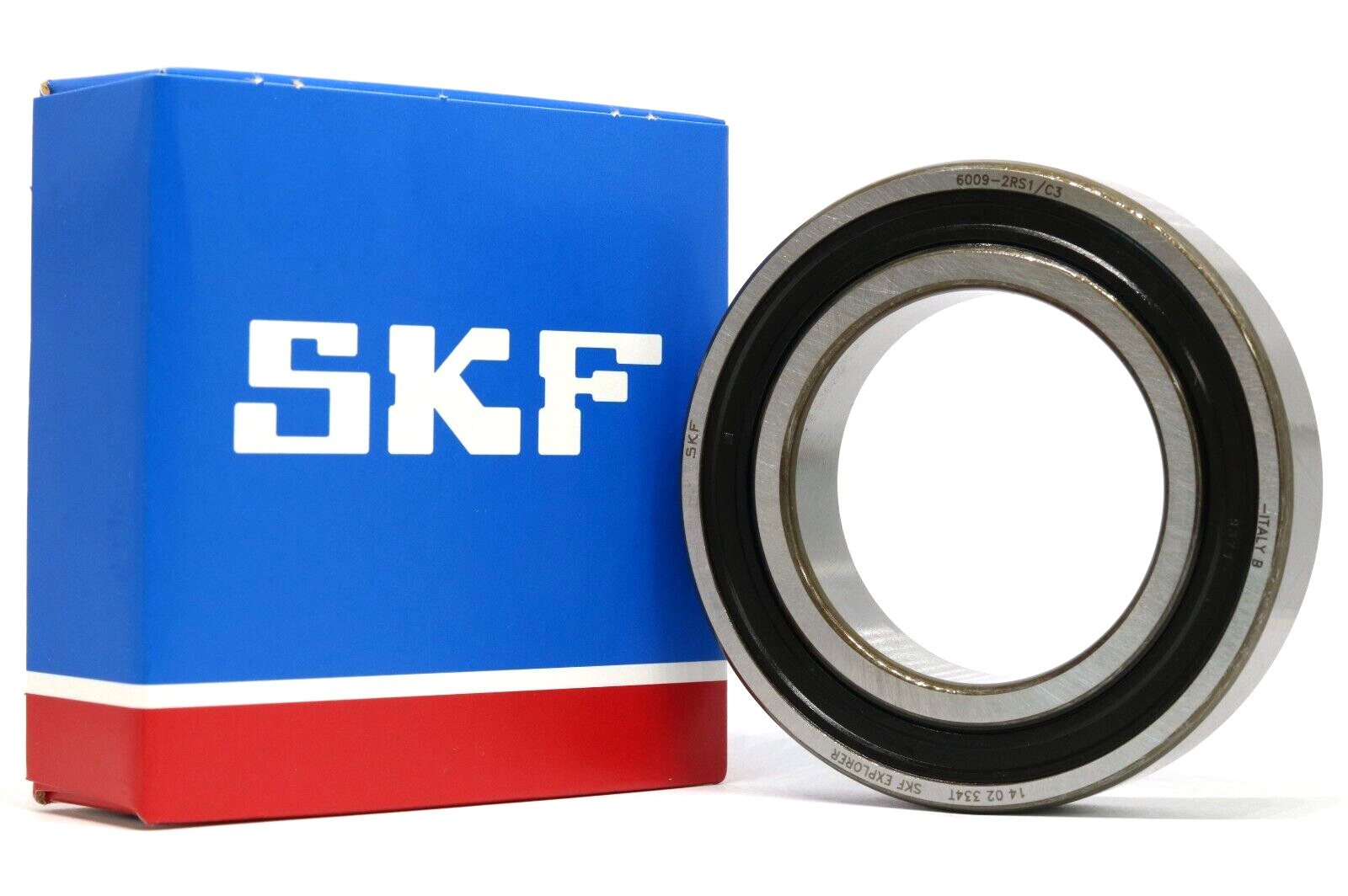 SKF 6009-2RS1 C3 45X75X16 mm Rubber Seal Ball Bearing 6009 2RS C3 FREE SHIPPING