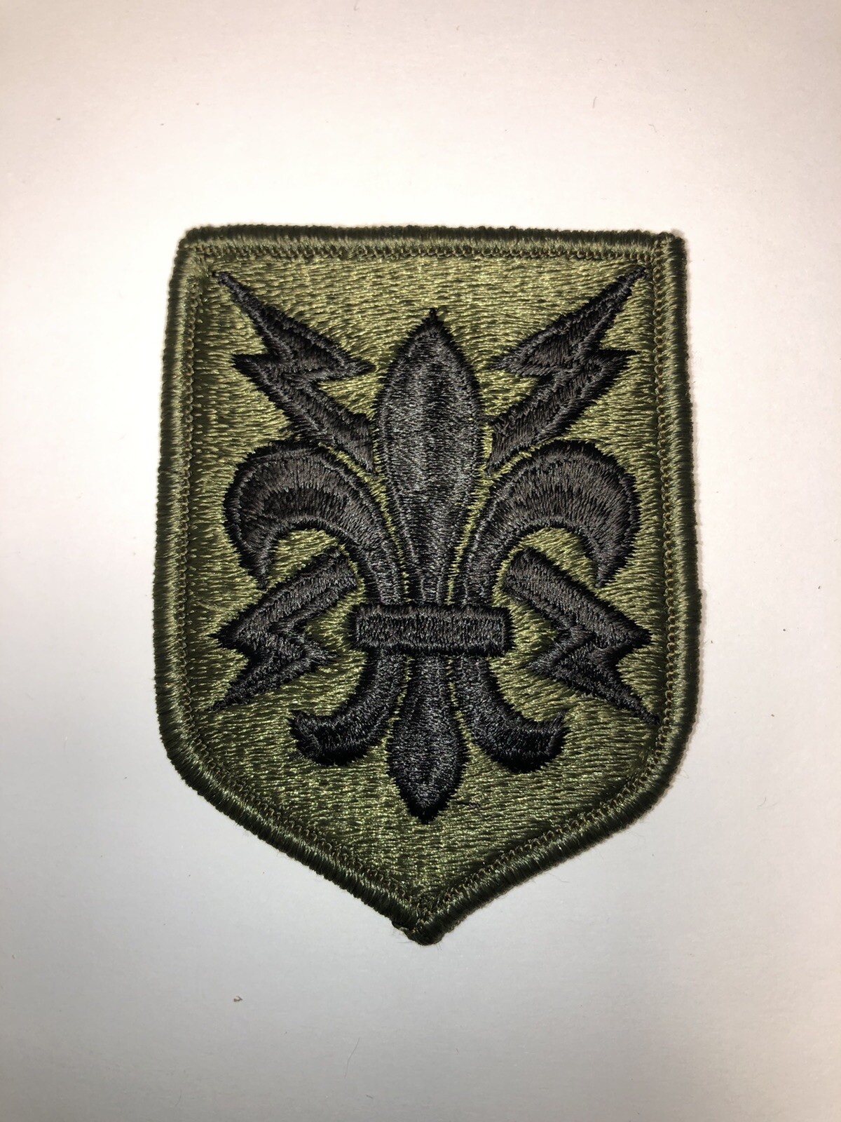 205th Military Intelligence Brigade Subdued U.S. Army Shoulder Patch Insignia