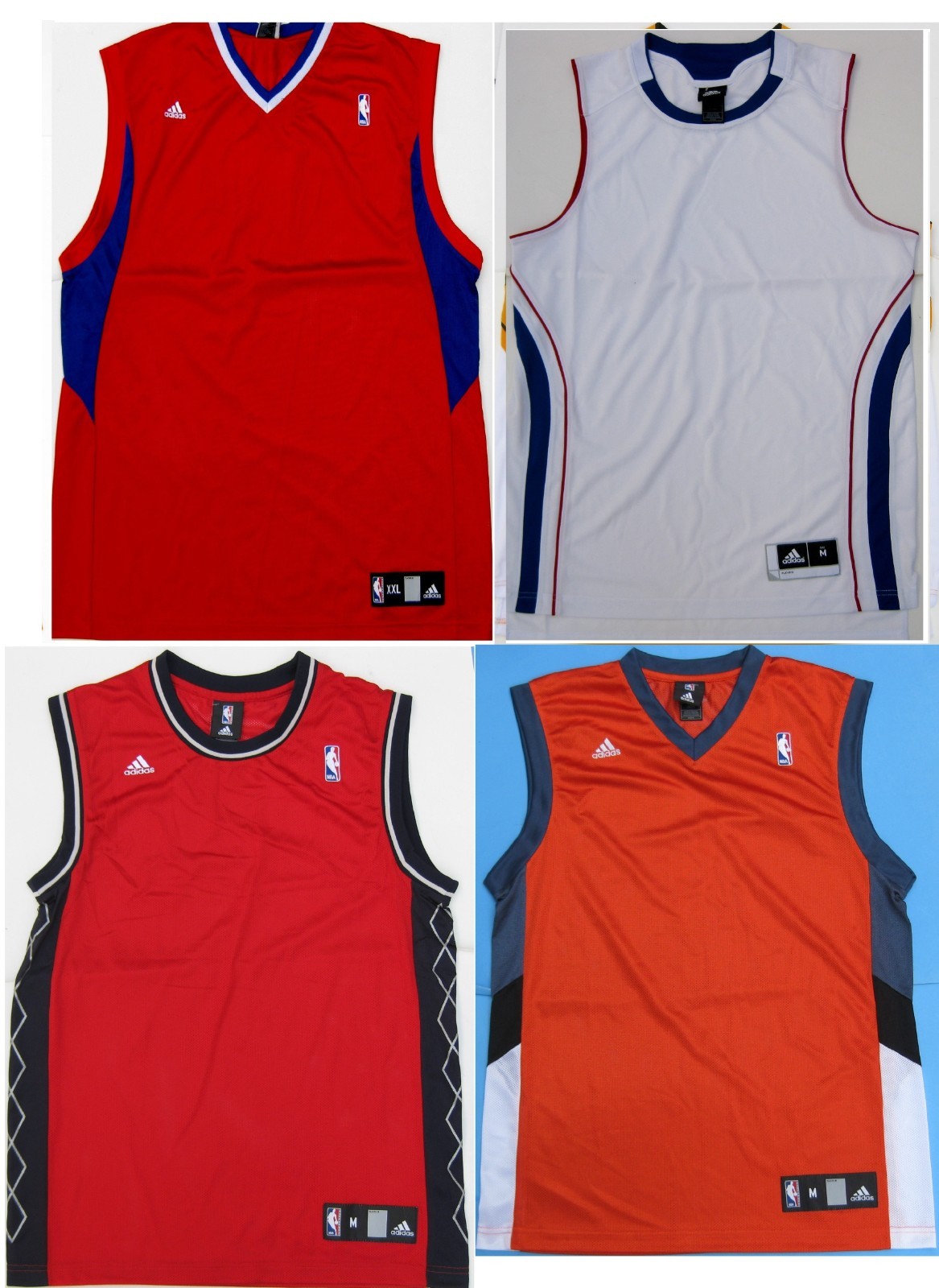 New Adidas Basketball Jersey NBA Replica $45 Mens Size S-L Pick color/size