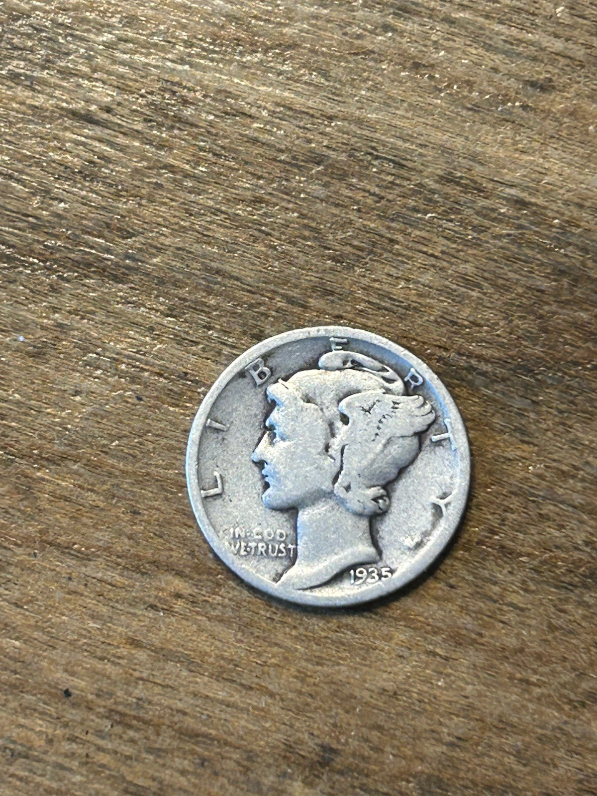 1935 Mercury Dime VG