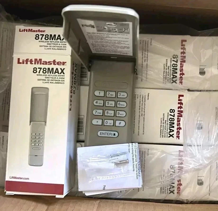 LiftMaster 878MAX Wireless Keyless Entry Garage Door Opener Keypad Security+