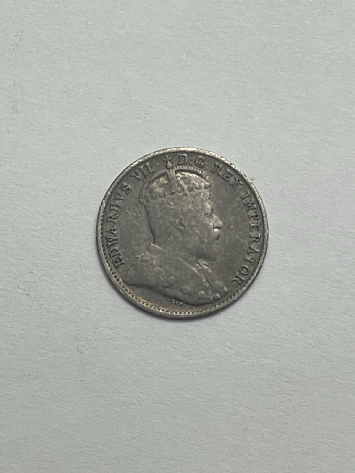 1907 Canada 5 Cents George V Canadian 5c Silver Coin