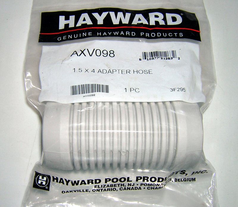 Hayward Pool Cleaner Hose Adapter 1.5" X 4" Female Grey Connector Part AXV098