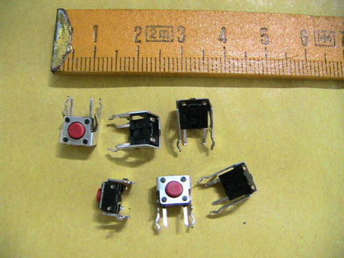 10x microswitch super flat 7x6mm standing for various applications