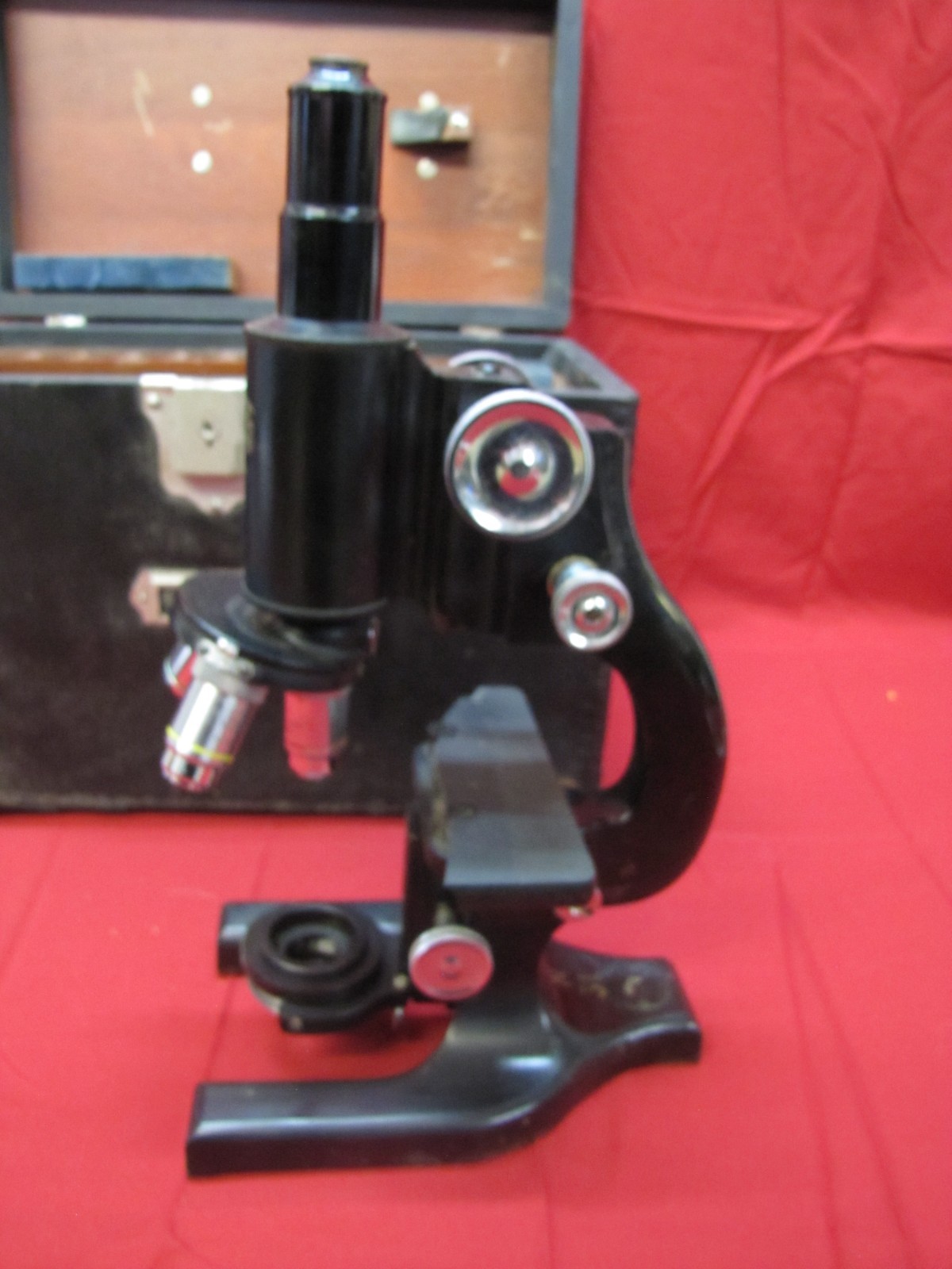 Antique 1940s Spencer Buffalo Microscope & Case