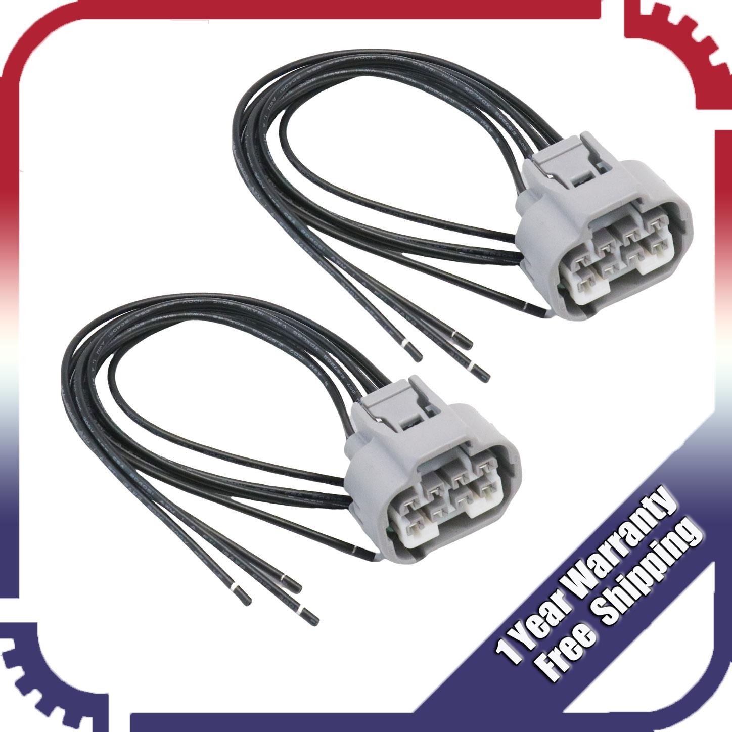 8-Way Headlight Headlamp Pigtail Connector For Lexus GX460 2014-21 90980-10897