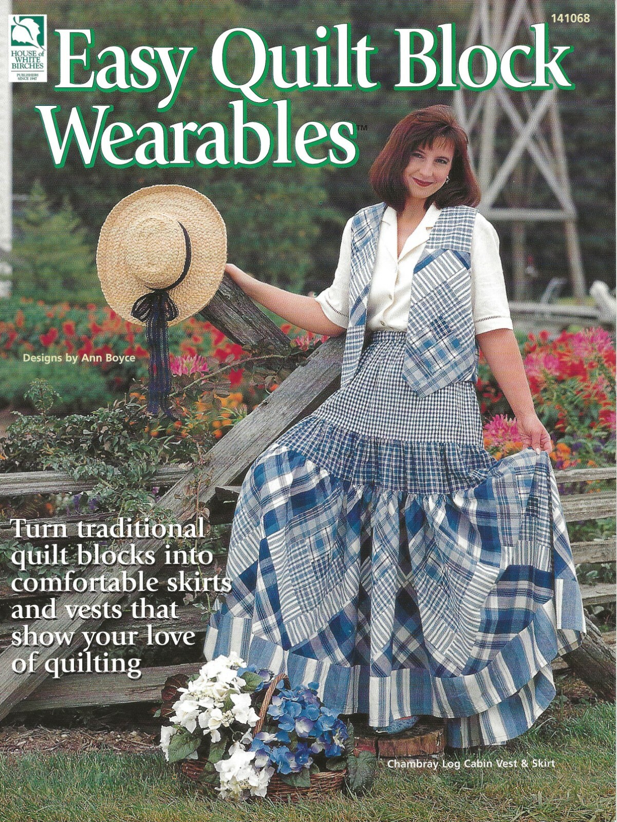 Easy Quilt Block Wearables Quilting Skirts Vests Log Cabin Autumn Leaf BOOK