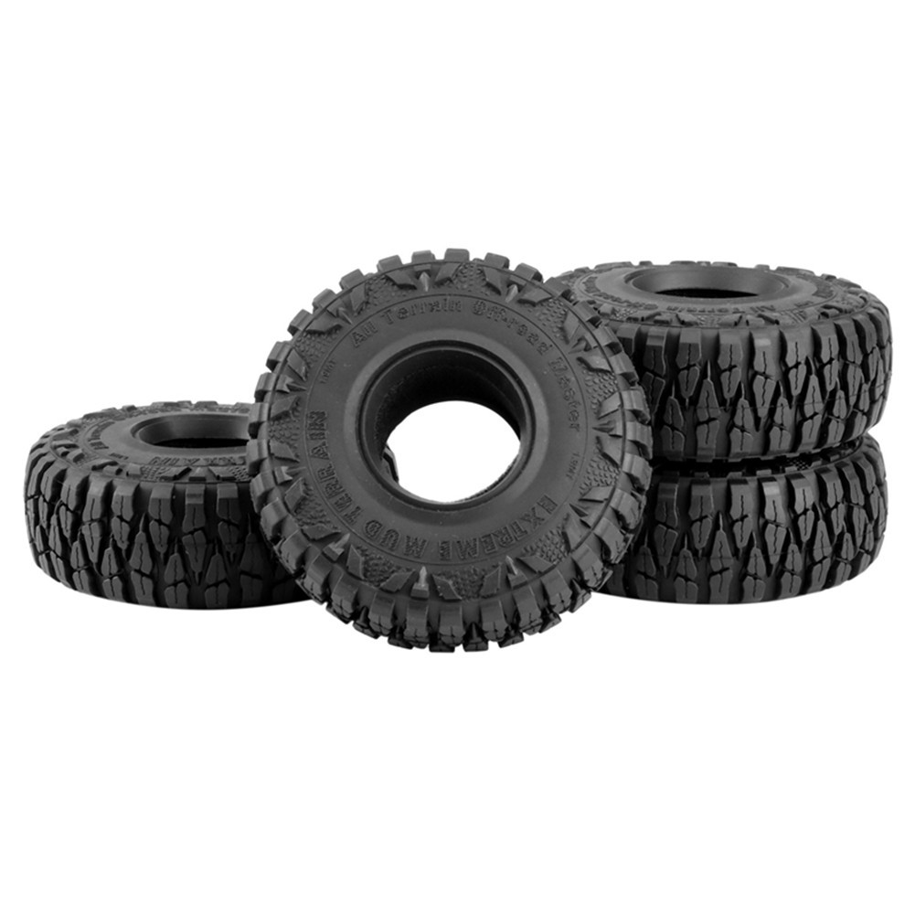 4x 1.9" Mud Grappler RC Car Wheel Tires For Axial SCX10 TRX4 GEN8 90046 1/10