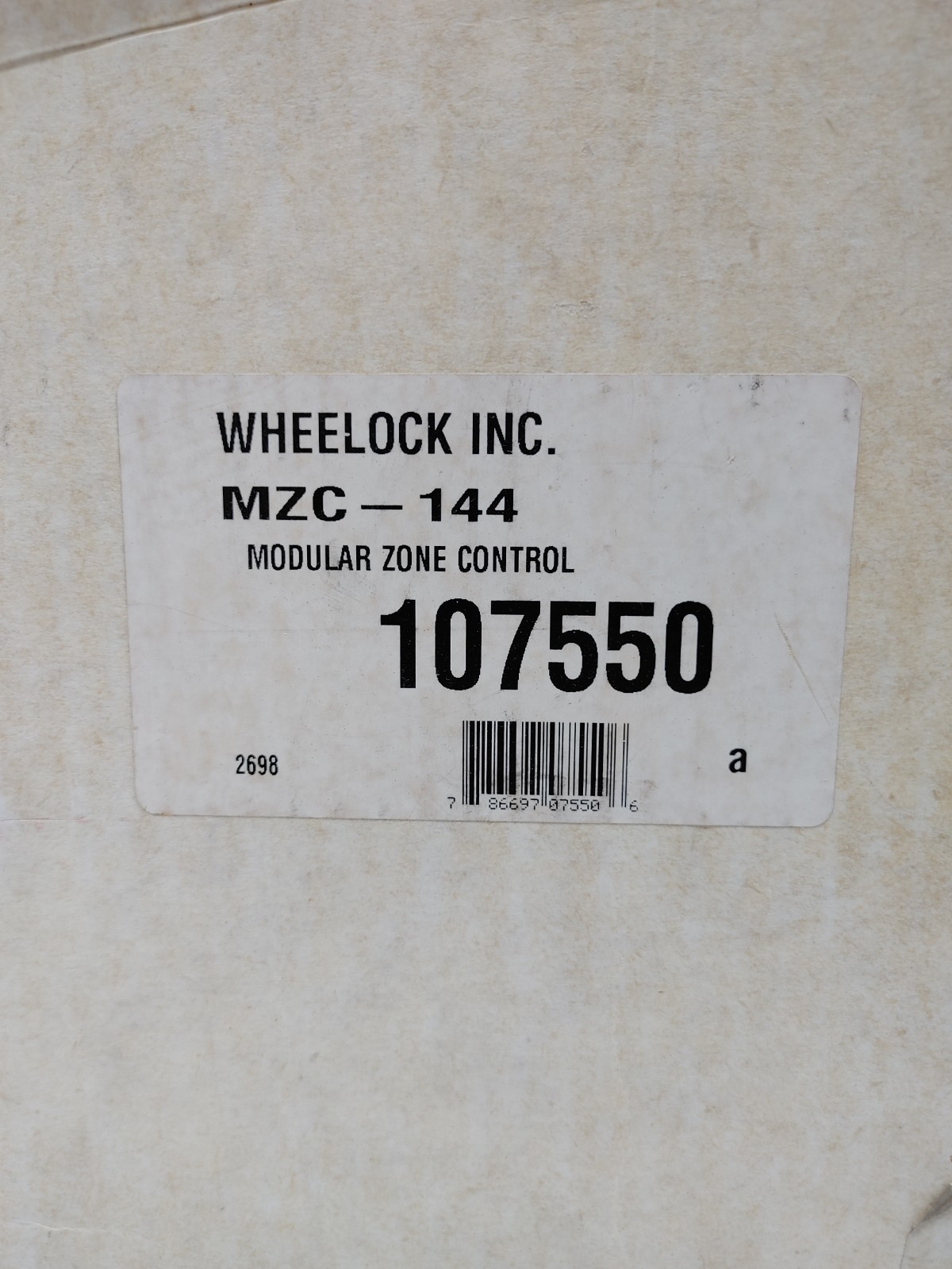 Wheelock MZC-144 Programmable Modular Zone Control System