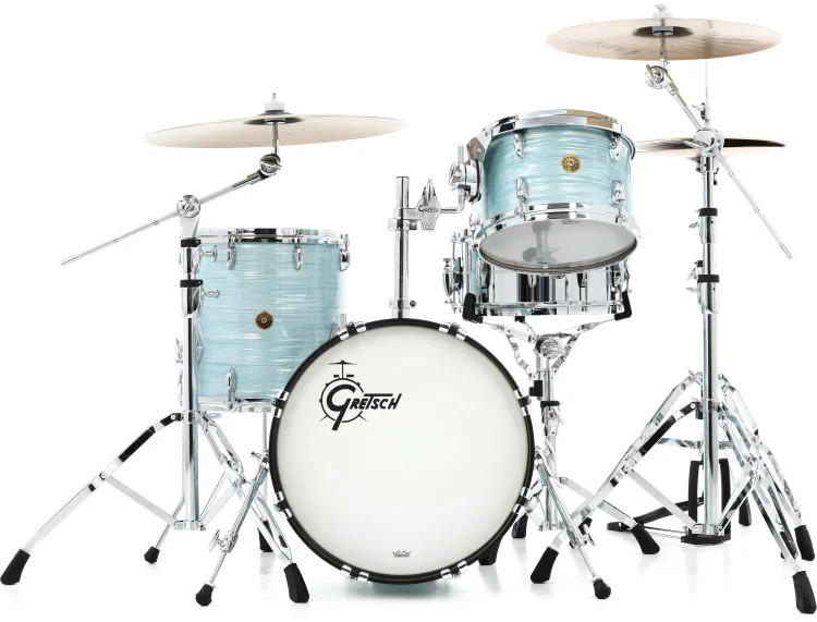 Gretsch Drums USA Custom GRKT-J483 3-piece Shell Pack - Vintage Oyster White