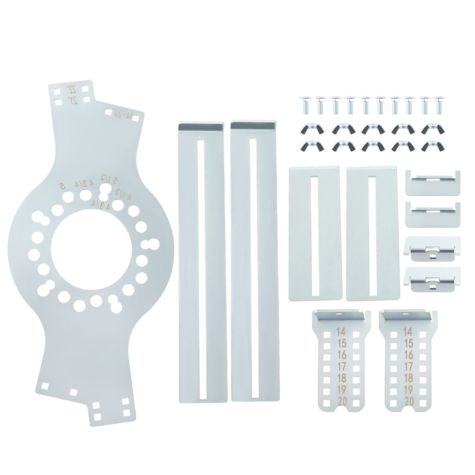 Wheel Fitment Testing Tool Tire Size For Test Measuring Mockup 5-Lug Pattern