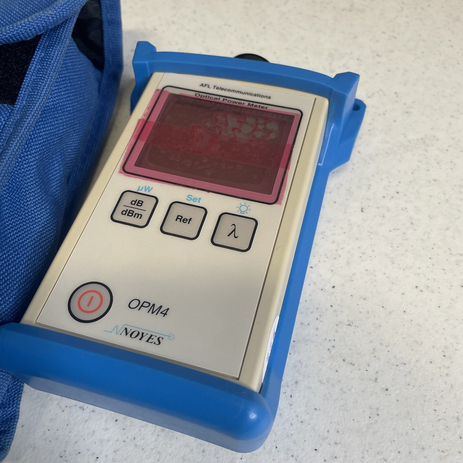 Noyes Fiber Systems Optical Power Meter OPM4 With Case Tested Working