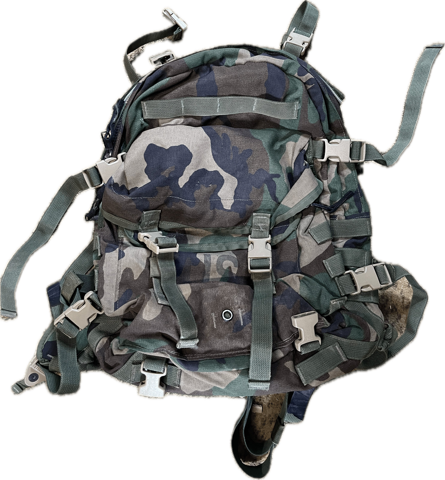 USGI SDS Woodland MOLLE II Large Assault Pack With Stiffener Style 4095