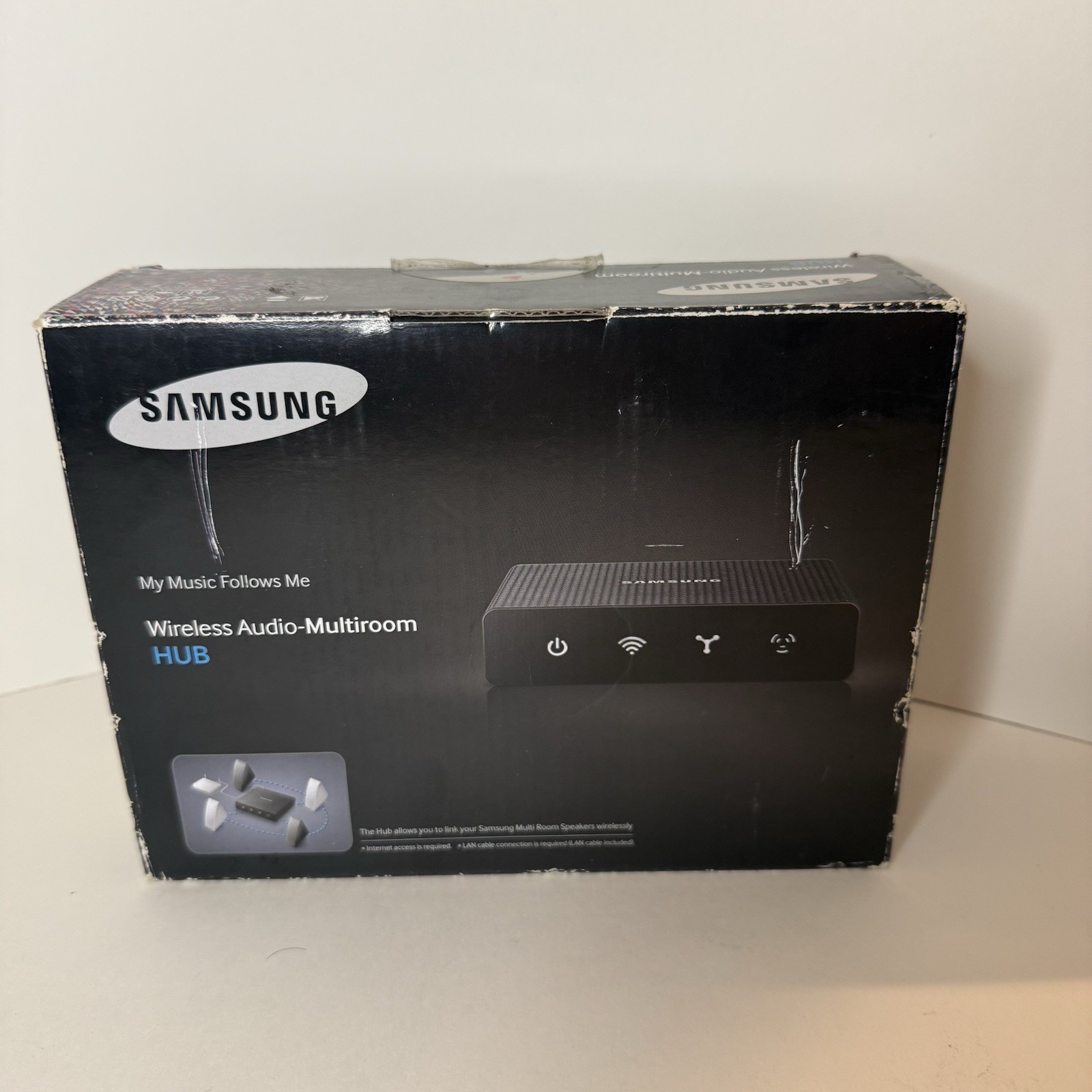 Samsung WAM250 SHAPE Wireless Audio Hub Multiroom Speaker Connection
