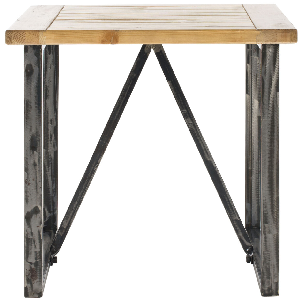 SAFAVIEH Chase Wood Top End Table | Natural |