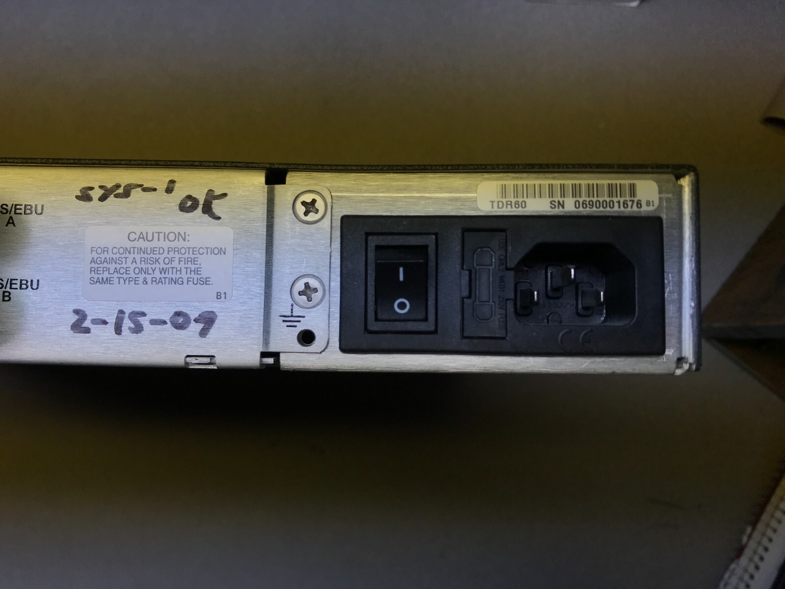 Tiernan TDR 60 IRD MPEG2-DVB receiver decoder TDR60