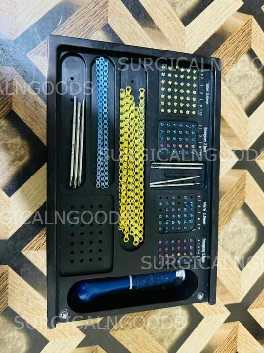Dental Maxillofacial 2.0/1.5 Mini Micro Titanium Plates & Screw System