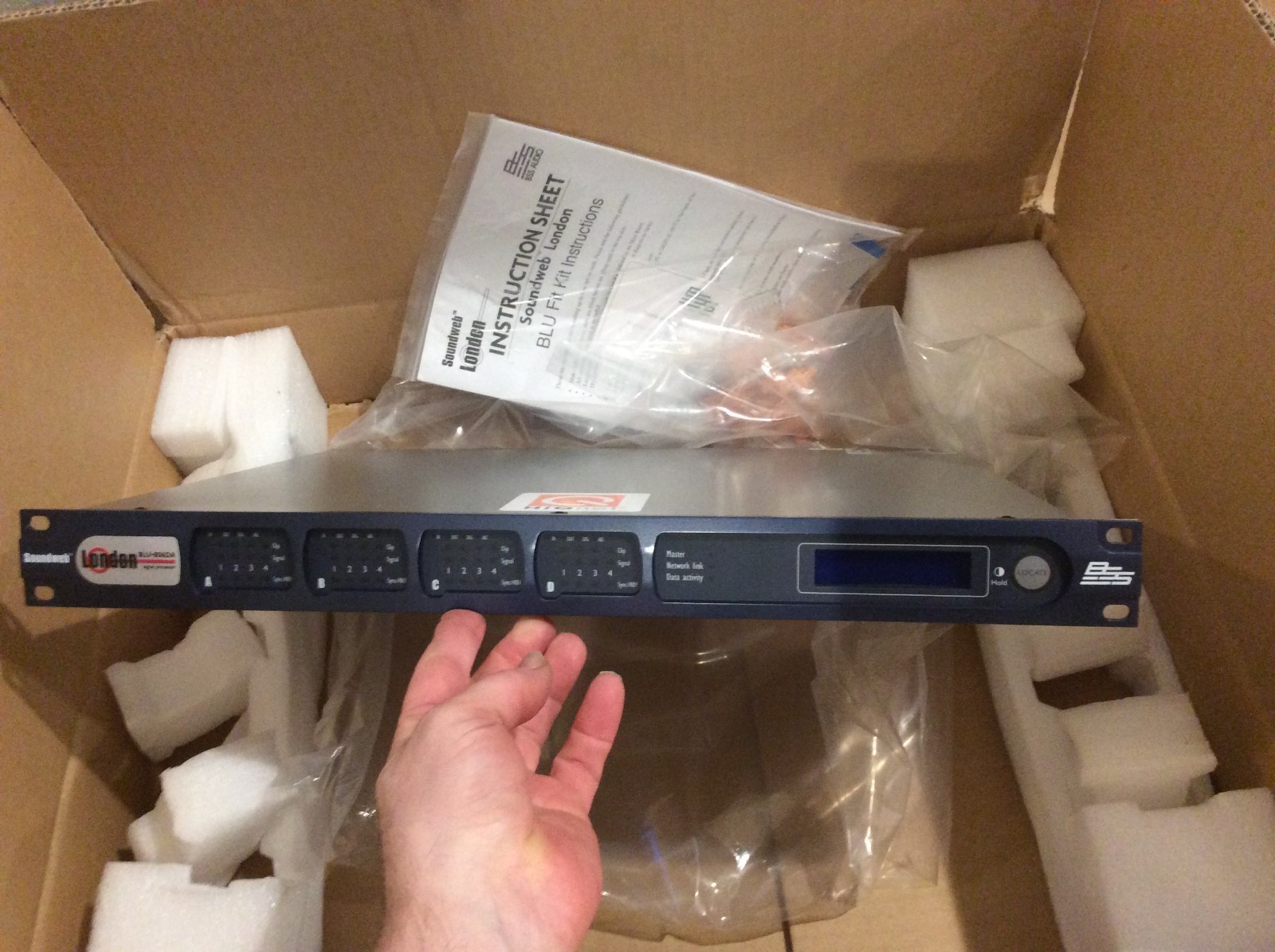 BSS Soundweb London BLU-806 DA Signal Processor Rack Digital Audio