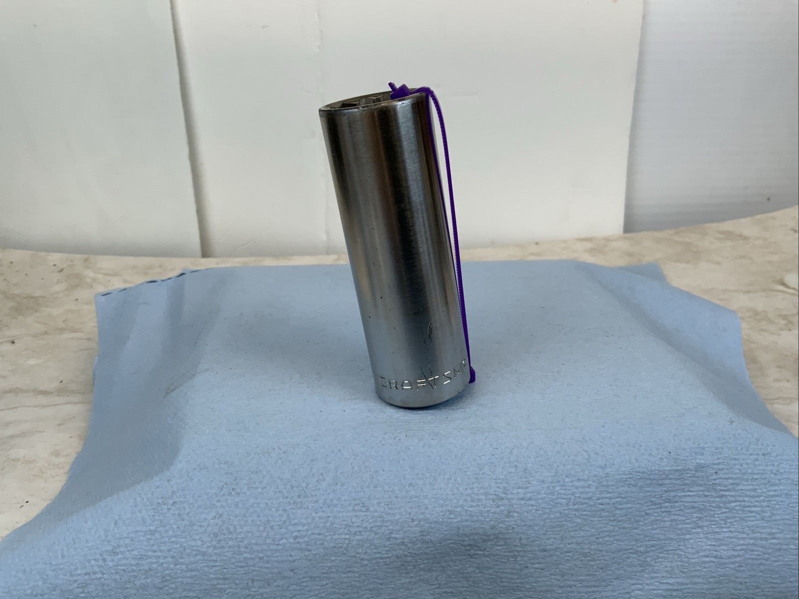 Craftsman 13/16in.  1/2 drive =V= DEEP Socket, 12pt, USA Made - Purple