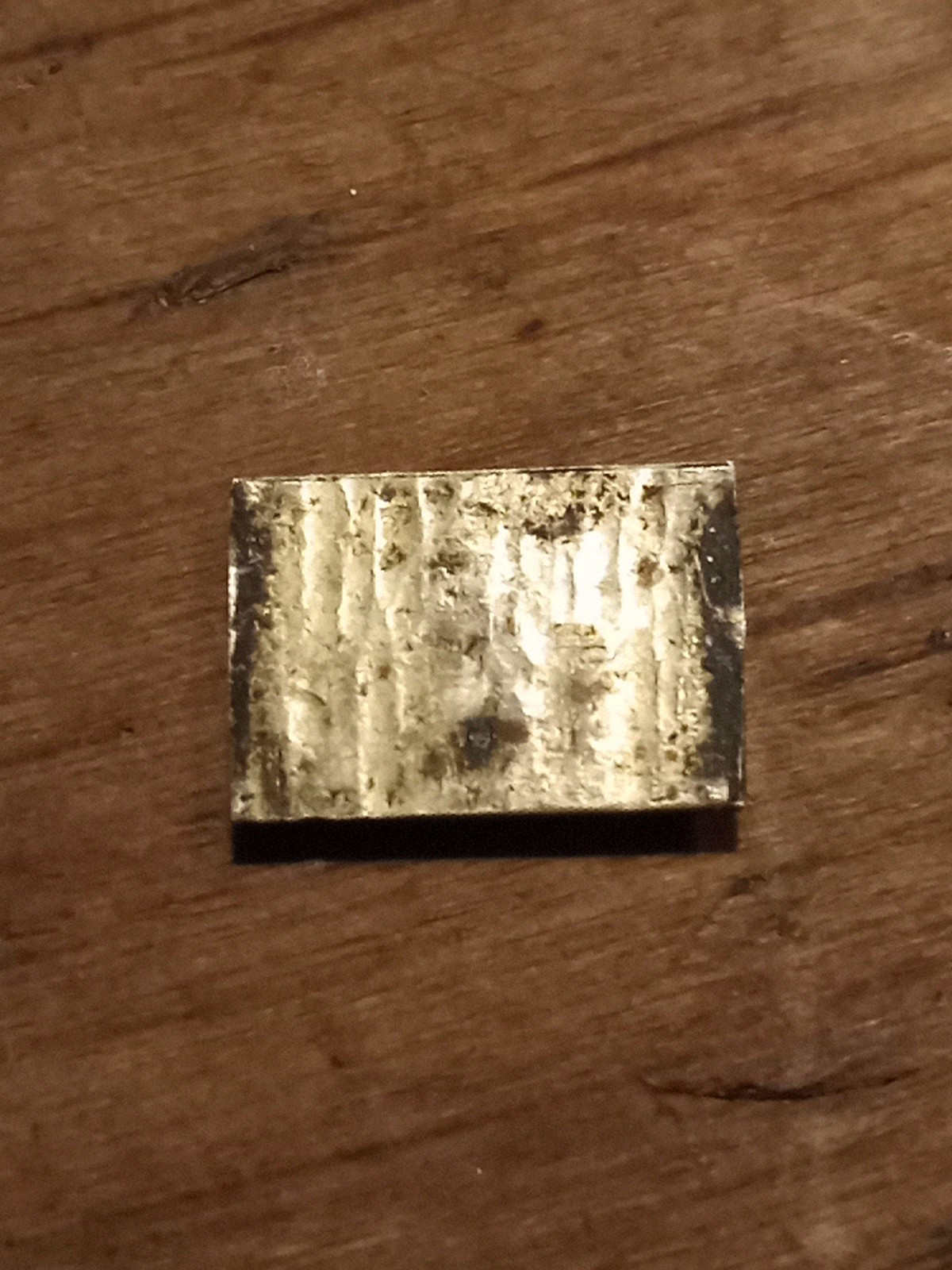 Muzzeloader Solid Brass 3/8"sight Slot Blank
