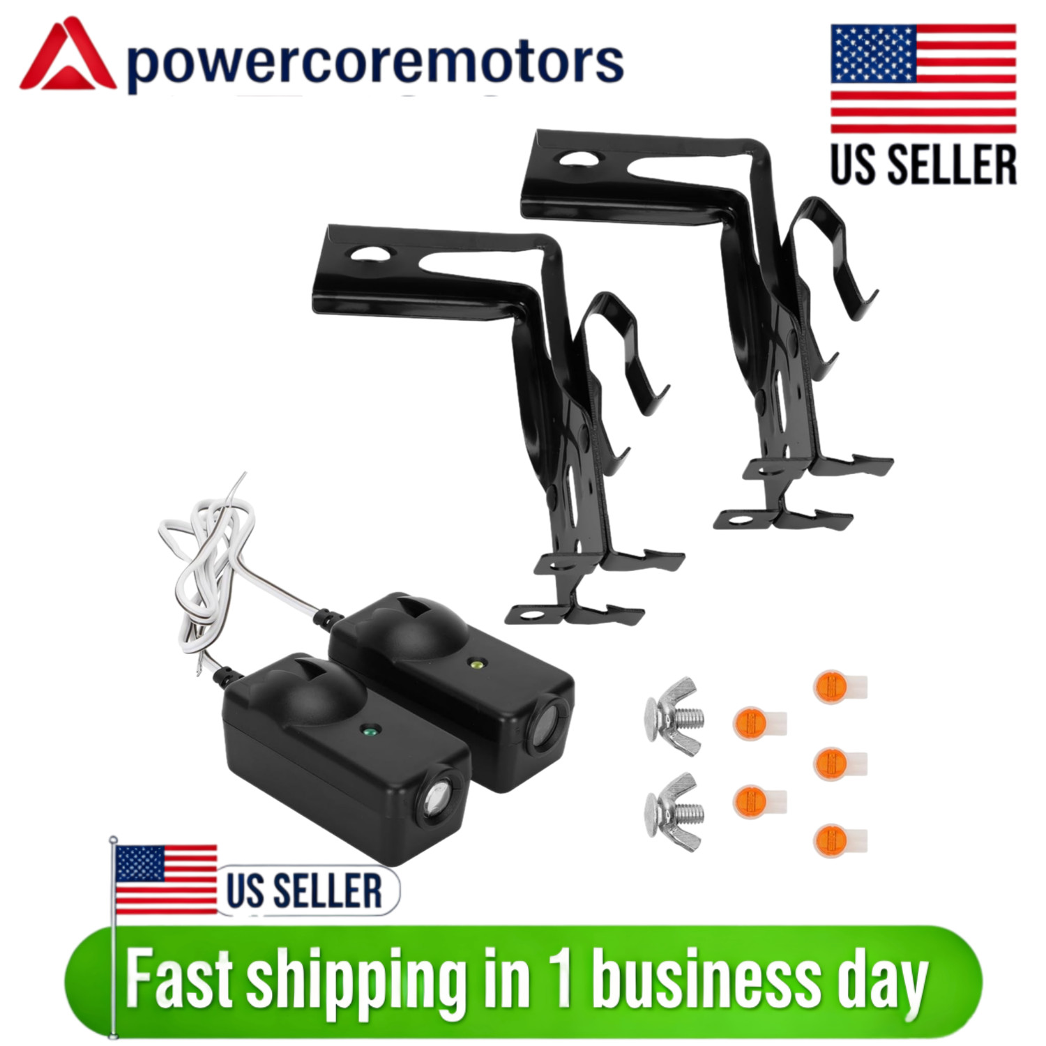 SAFETY SENSOR BEAM EYES FOR 41A5034 LIFTMASTER CHAMBERLAIN GARAGE DOOR OPENER US