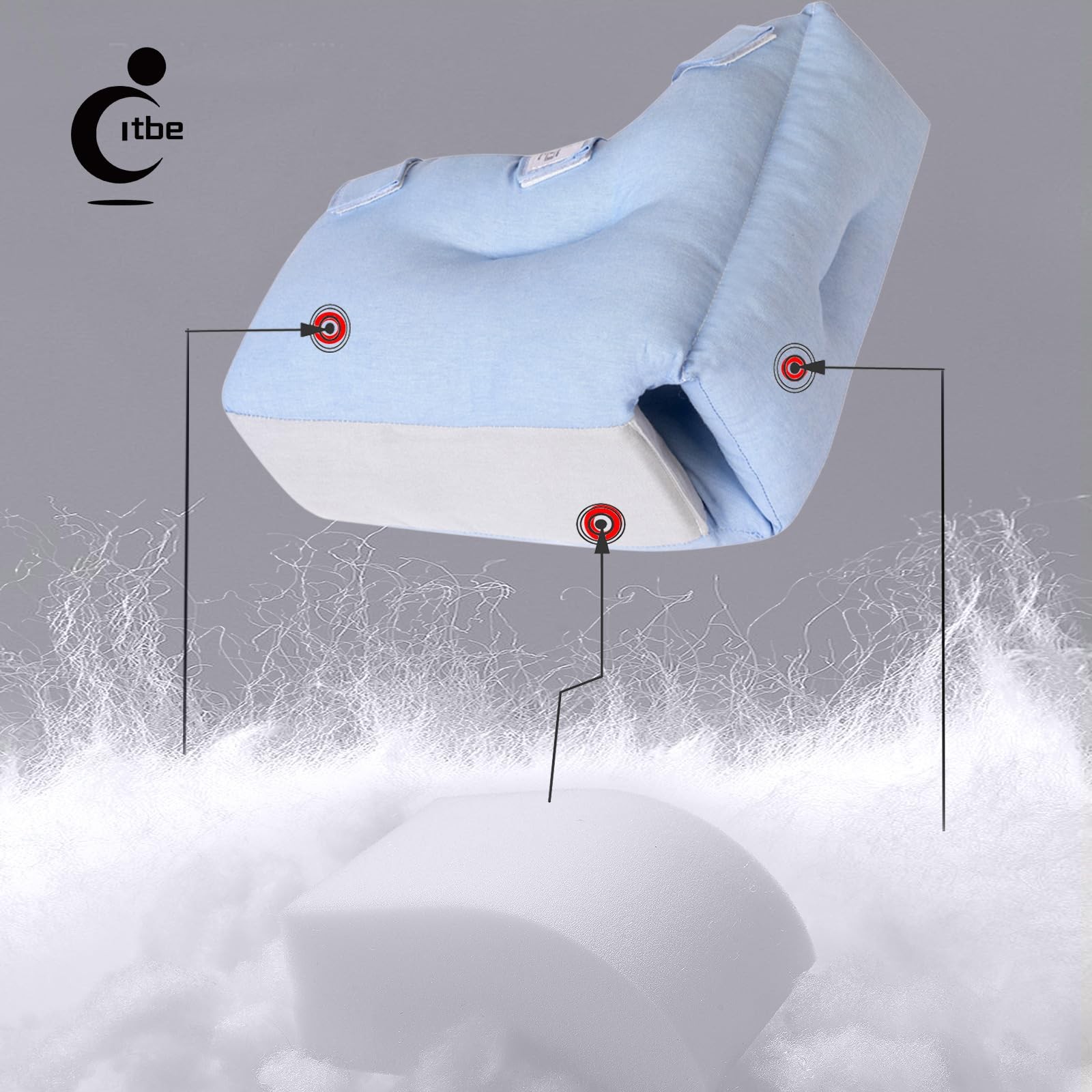 Adjustable Heel Protector Cushion - Pressure Relief & Bedsore Prevention Boot...