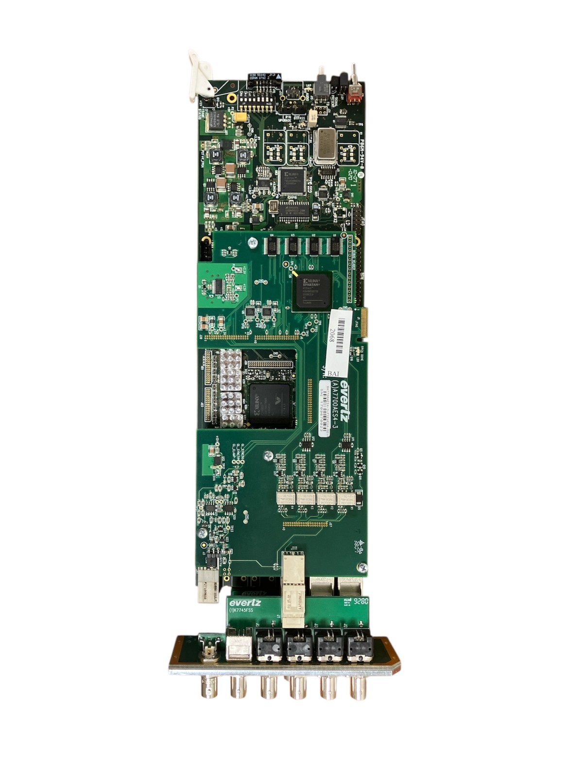 EVERTZ 7746FS-EAES4 SDI Frame Synchronizer W/ Backplane