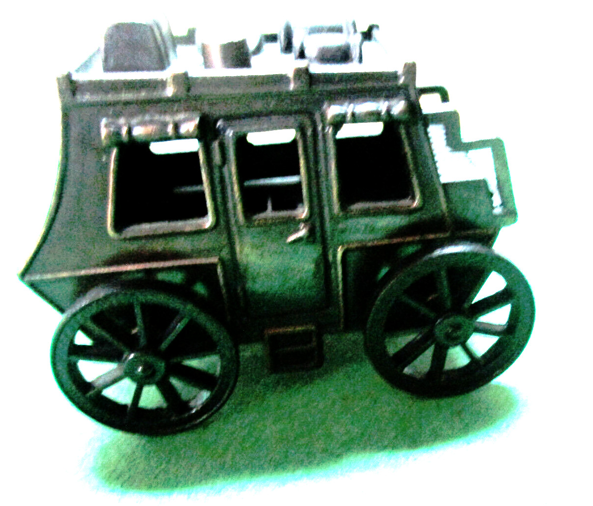 Pencil Sharpener STAGECOACH Metal Die Cast  Western item