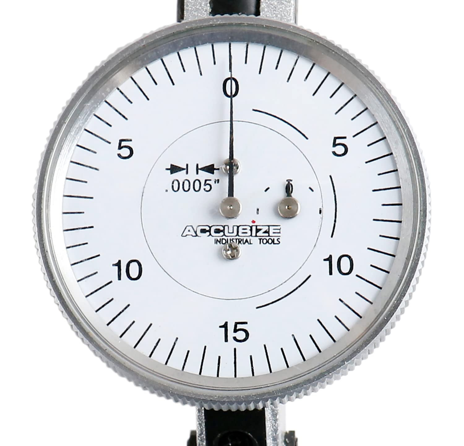 0.060'' by 0.0005'' (Range by Graduation) Horizontal Test Indicator with 1.5'' D