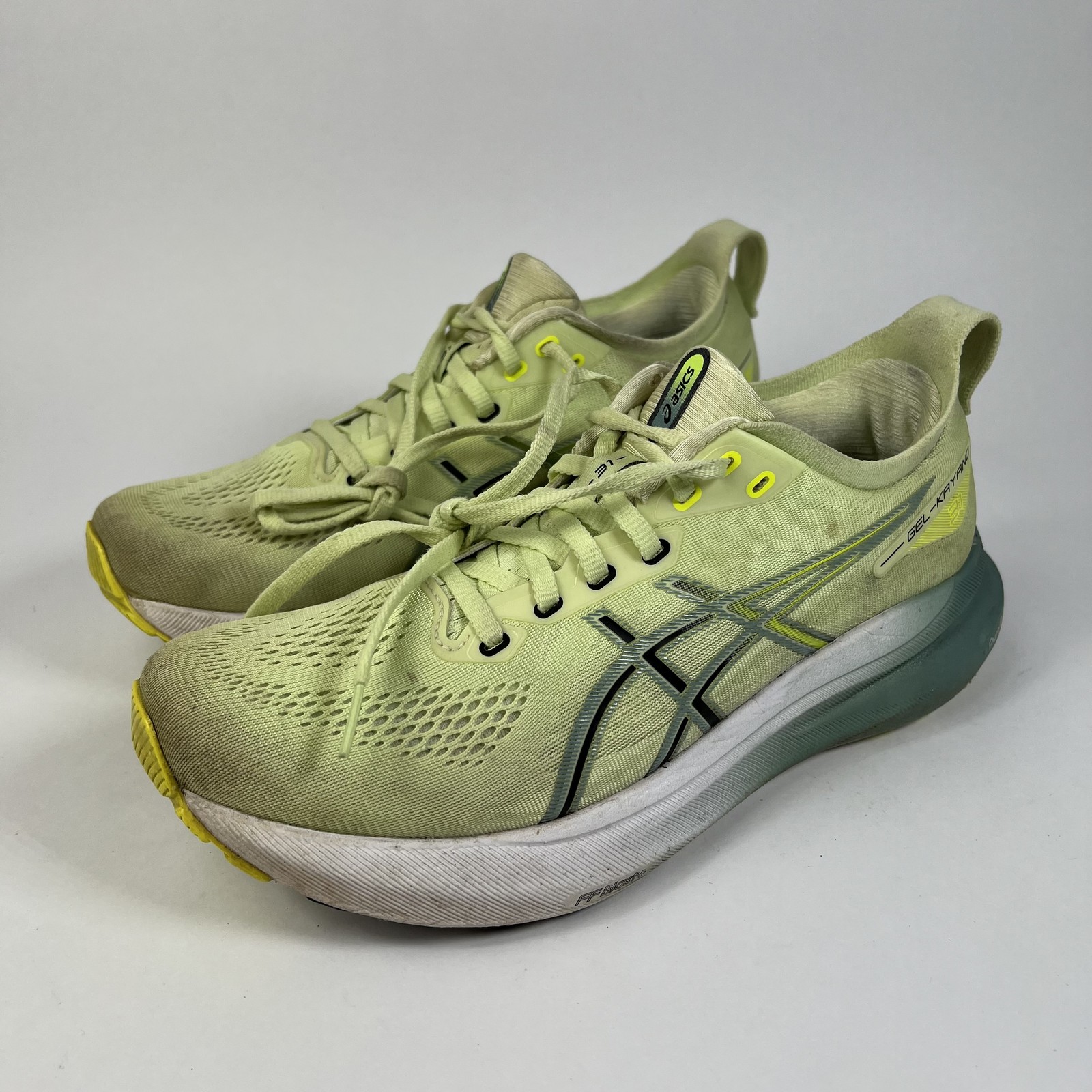ASICS Gel-Kayano 31 Shoes Mens 8 Green Running PureGEL 4D Guidance Sneakers