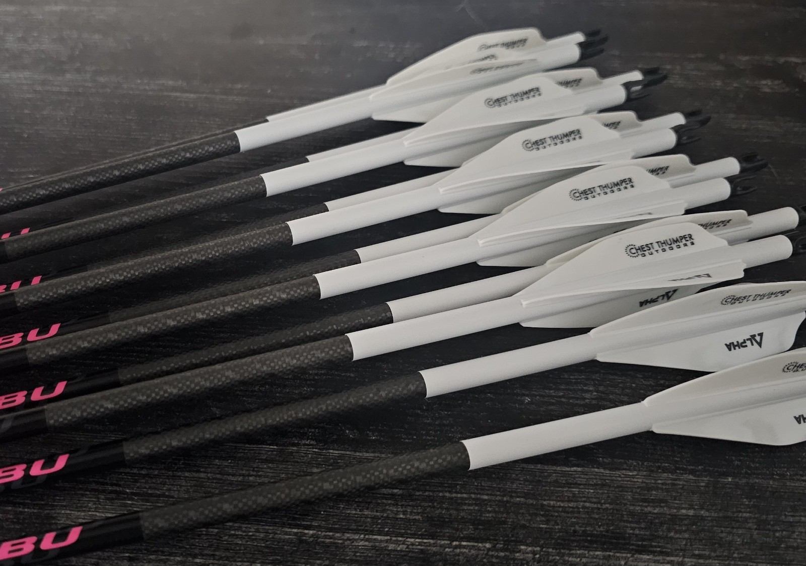 White Arrow Wraps For 5mm/204 Arrows | 12 Wraps.