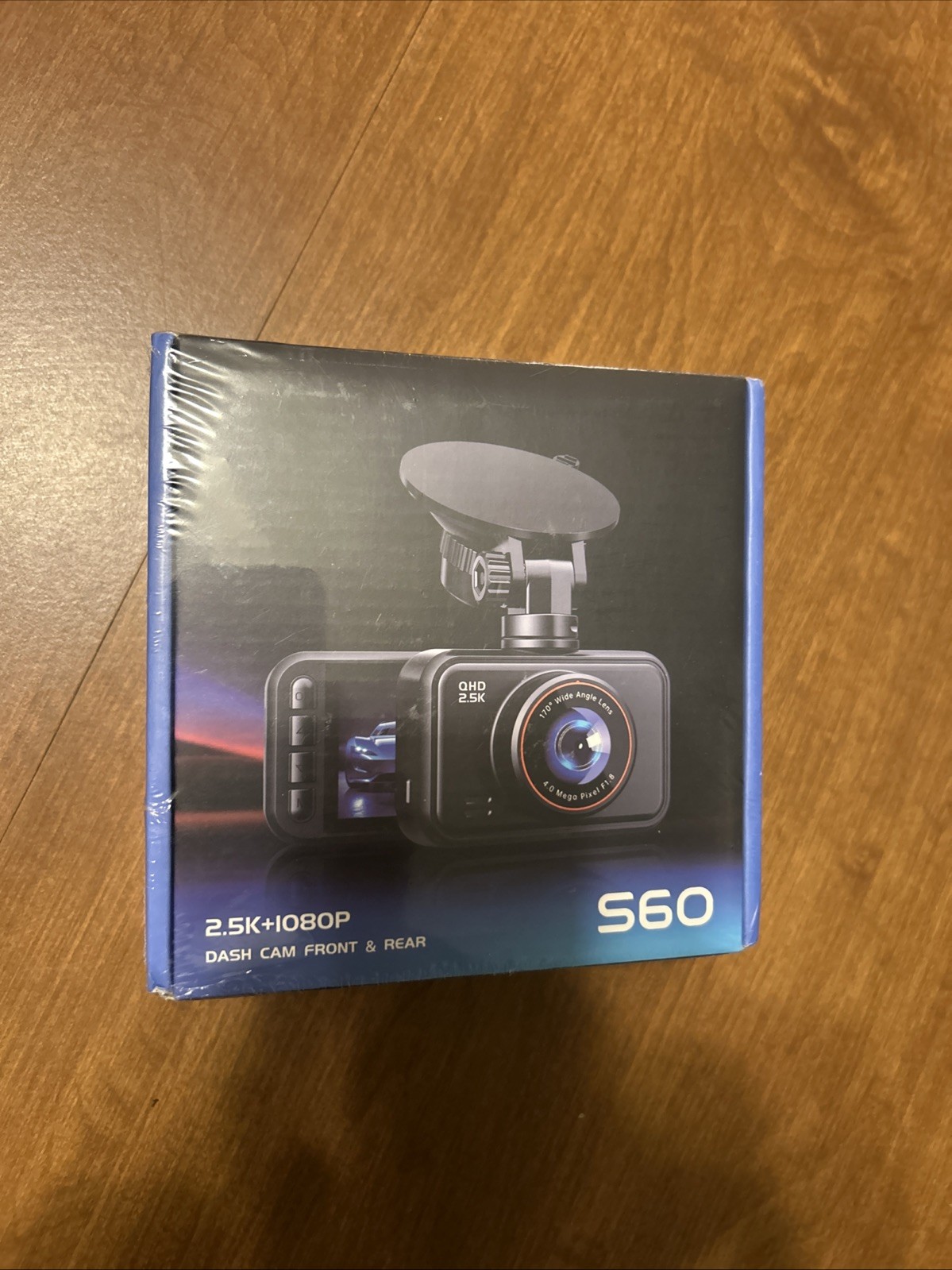 S60 Dash Cam Front &rear 2.5k+1080p Sealed