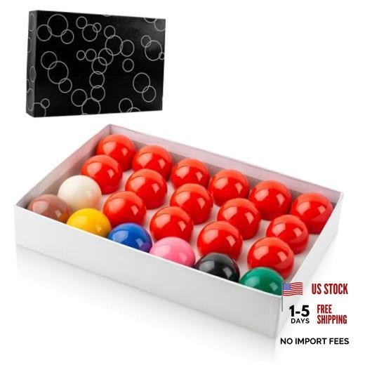 22 Pcs Snooker Ball Standard Set 2-1/16 inch - 52.5 mm Billiard Balls Set