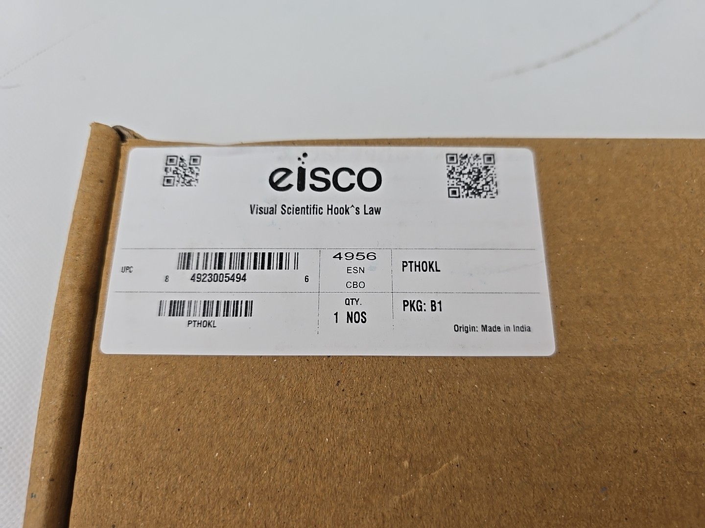 EISCO Hooke's Law Kit - Experiment Components Only - Useful in Studying...